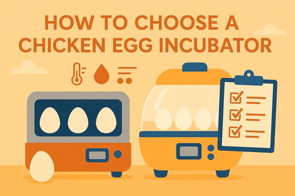 Simple guide to choosing the right chicken egg incubator by comparing capacity, temperature control, humidity and ease of use.