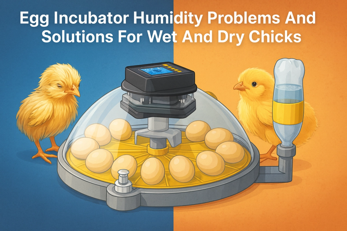 Egg Incubator Humidity Problems And Solutions for Wet And Dry Chicks