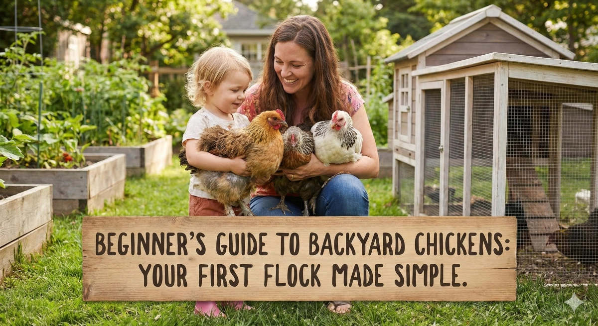 Beginner’s Guide To Backyard Chickens And Your First Flock Made Simple