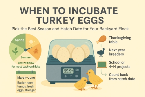 When Is the Best Time to Incubate Turkey Eggs
