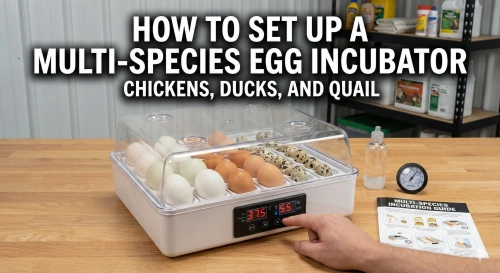 How To Set Up A Multi Species Egg Incubator For Chickens, Ducks, And Quail