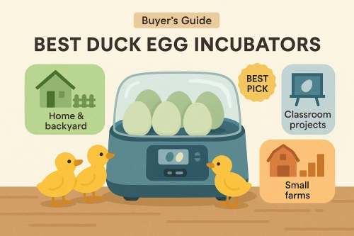 Best Duck Egg Incubators for Home, Classroom and Small Farm Hatching in 2025