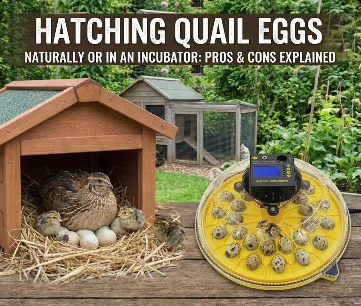 Hatching Quail Eggs Naturally or in a Quail Eggs Incubator for Backyard Flocks Pros and Cons Explained