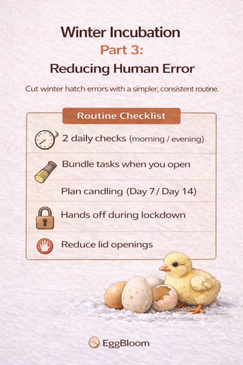 Winter Incubation Part 3: Reducing Human Error in Cold Weather