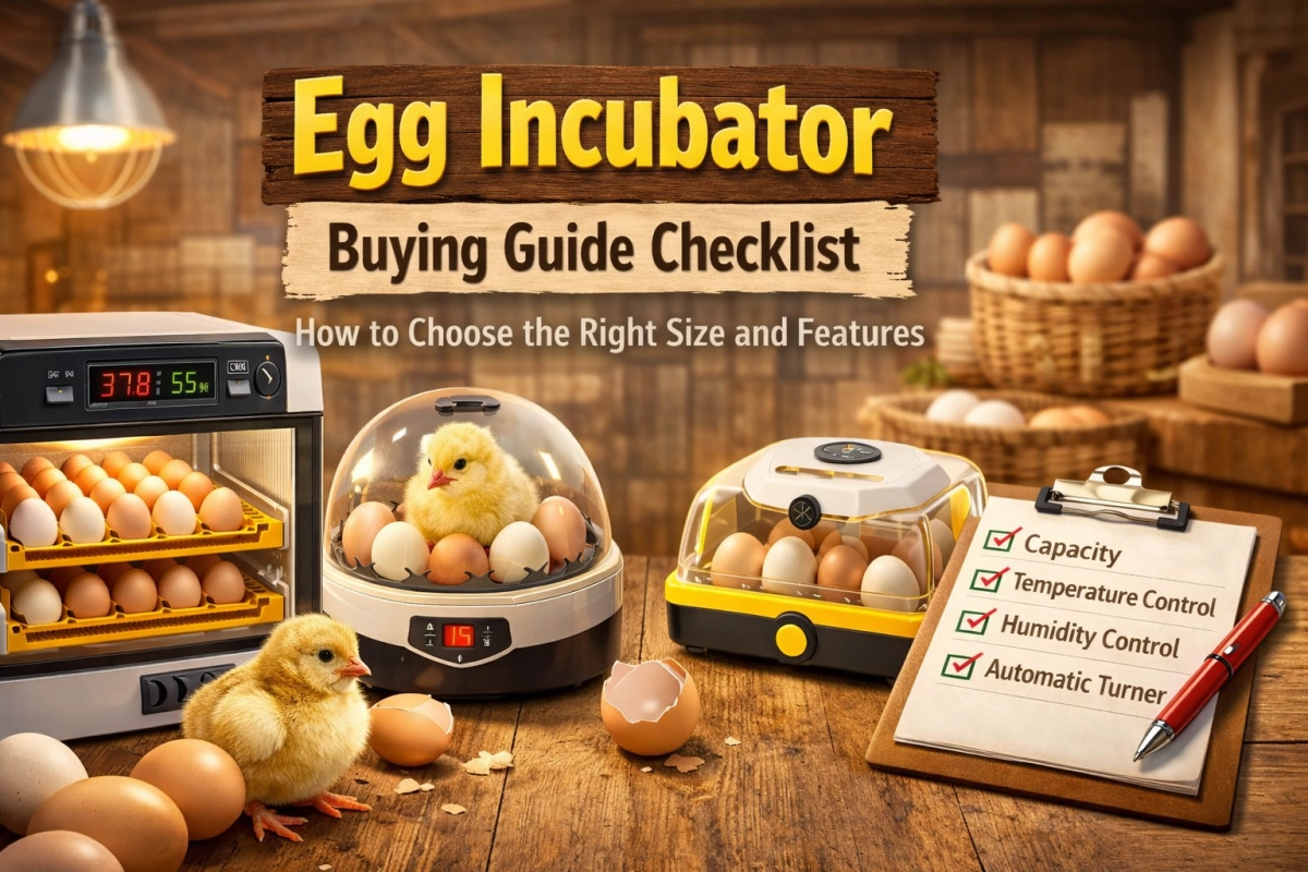 Egg Incubator Buying Guide Checklist: How to Choose the Right Size and Features