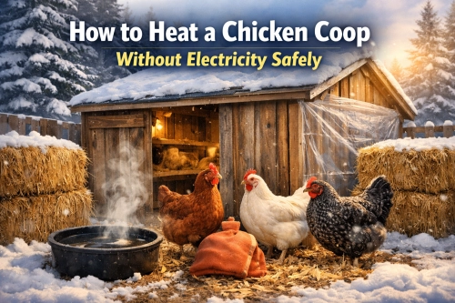How to Heat a Chicken Coop Without Electricity Safely