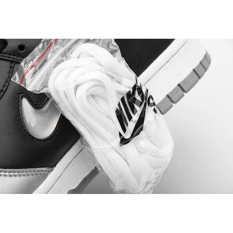 Get Nike SB Dunk Low Supreme Jewel Swoosh Silver CK3480-001