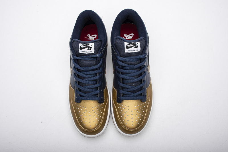 Get Nike SB Dunk Low Supreme Jewel Swoosh Gold CK3480-700