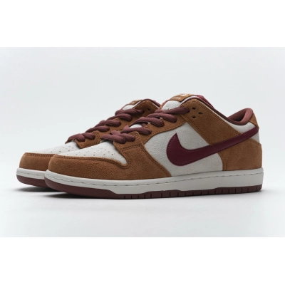 Get Nike SB Dunk Low Pro Dark Russet Cedar BQ6817-202 01