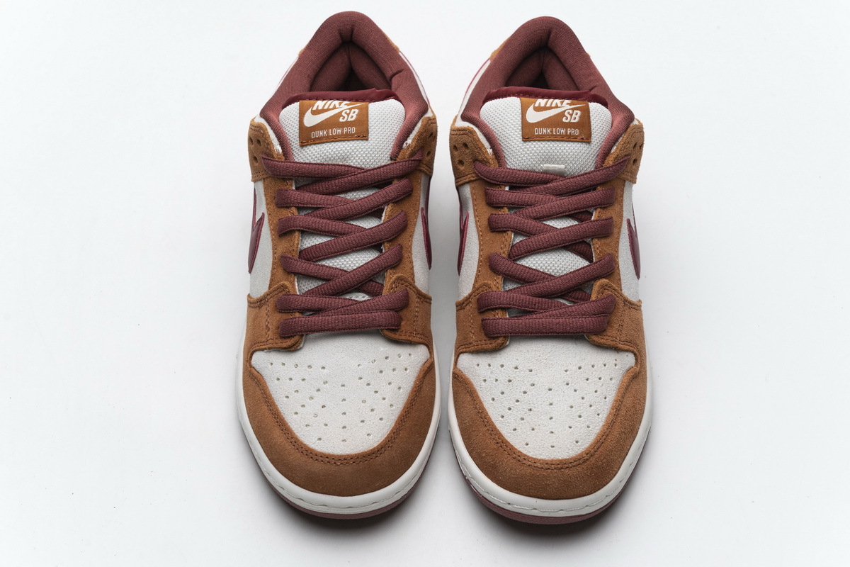 Get Nike SB Dunk Low Pro Dark Russet Cedar BQ6817-202