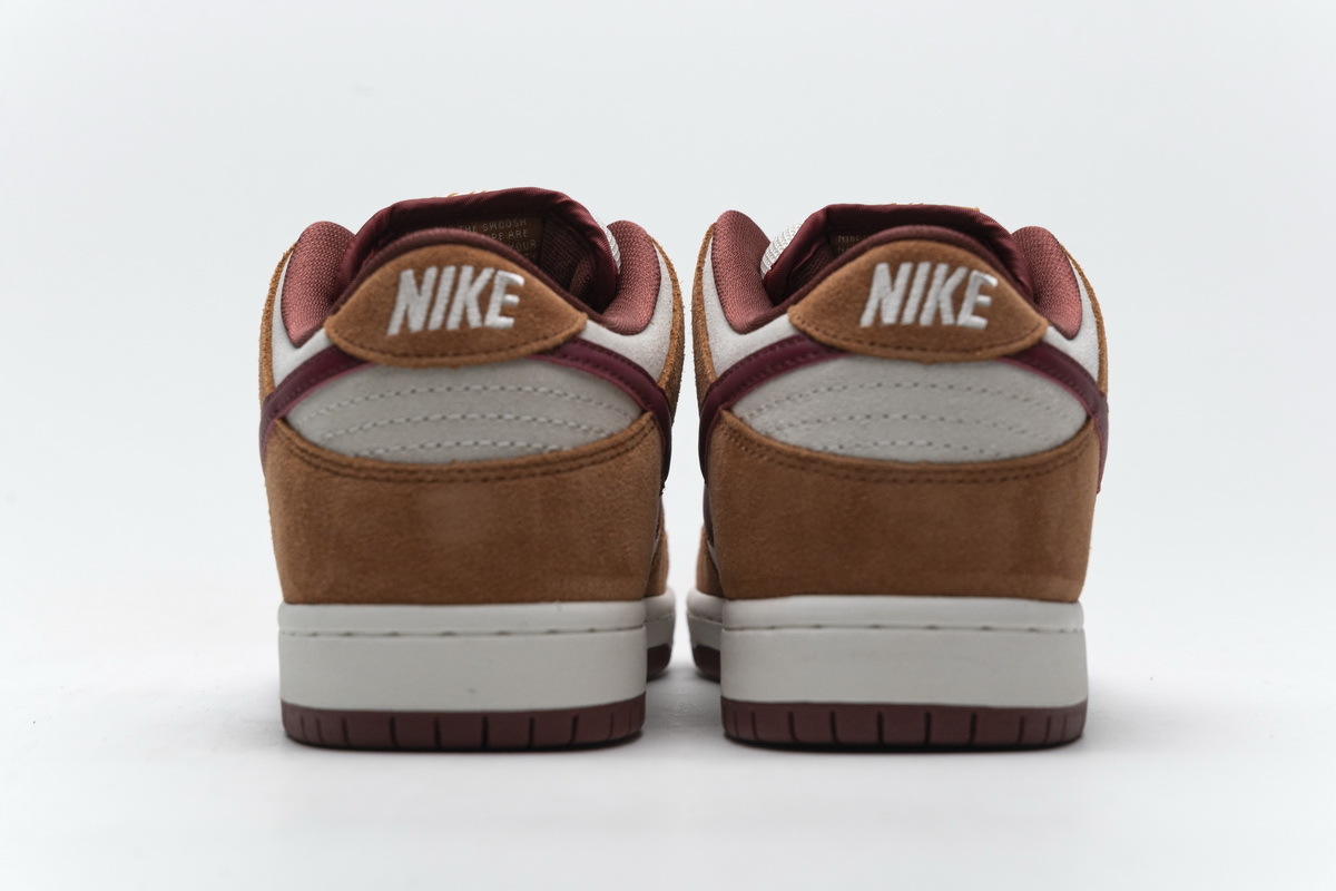 Get Nike SB Dunk Low Pro Dark Russet Cedar BQ6817-202