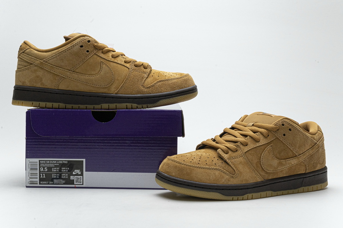 Get Nike SB Dunk Low Wheat (2020) BQ6817-204
