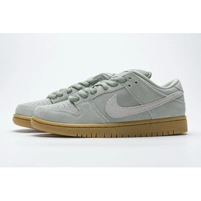Get Nike SB Dunk Low Island Green Gum BQ6817-300 01
