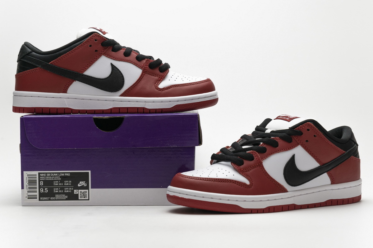 Get Nike SB Dunk Low J-Pack Chicago BQ6817-600