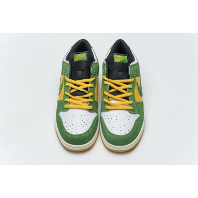 Get Nike Dunk Low Green Yellow 804292-132 02