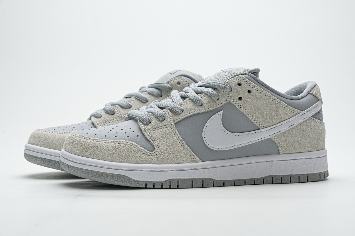 Get Nike SB Dunk Low Summit White Wolf Grey AR0778-110