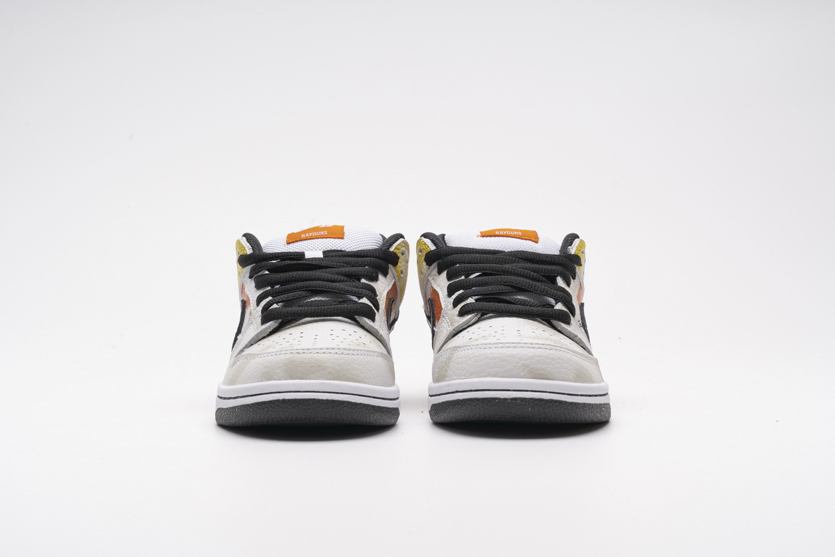 Get Nike SB Dunk Low Raygun Tie-Dye White BQ6832-101