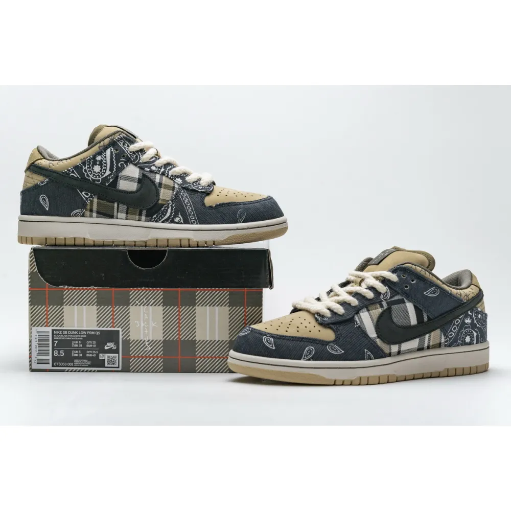 Get Nike SB Dunk Low Travis Scott (Regular Box) CT5053-001