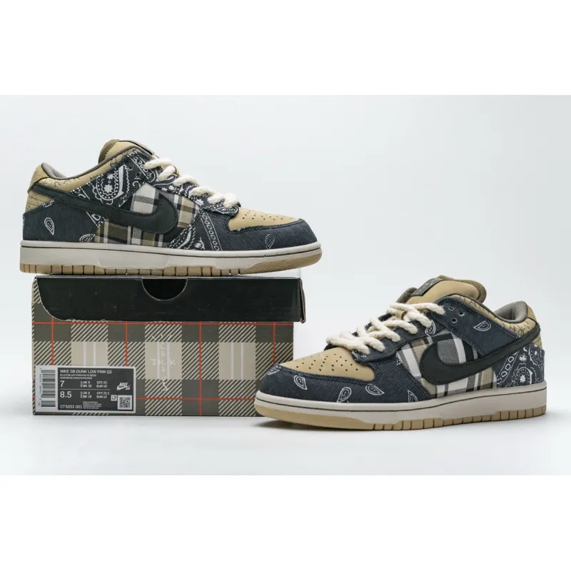 Get Nike SB Dunk Low Travis Scott (Regular Box) CT5053-001