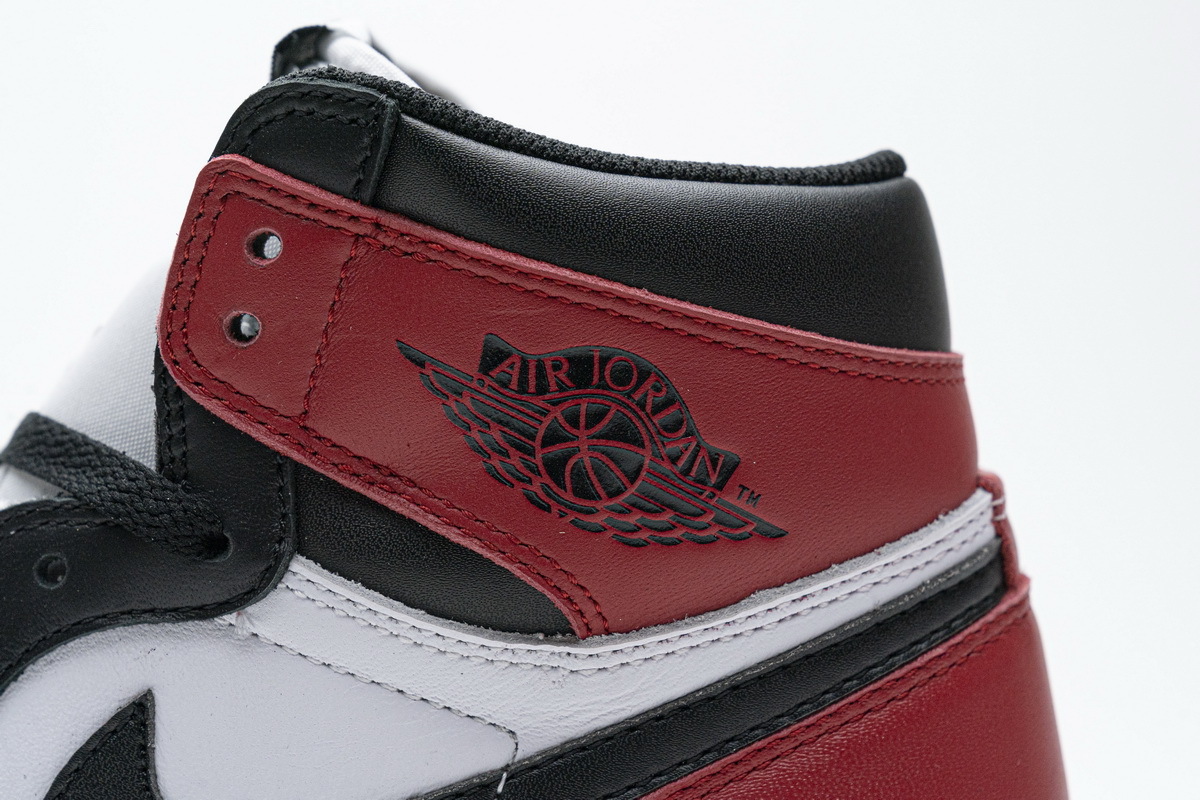 LJR Air Jordan 1 OG High 'Black Toe' 555088-125