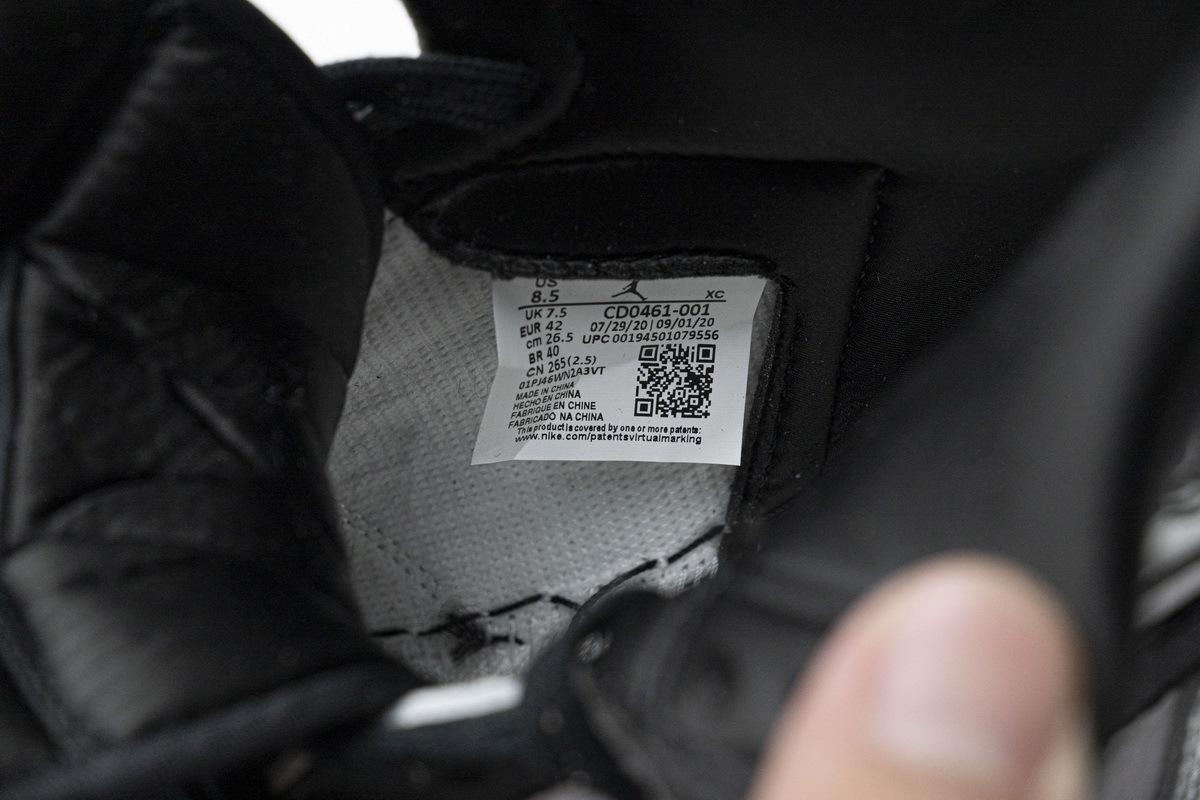  LJR Air Jordan 1 High “Silver Toe” CD0461-001