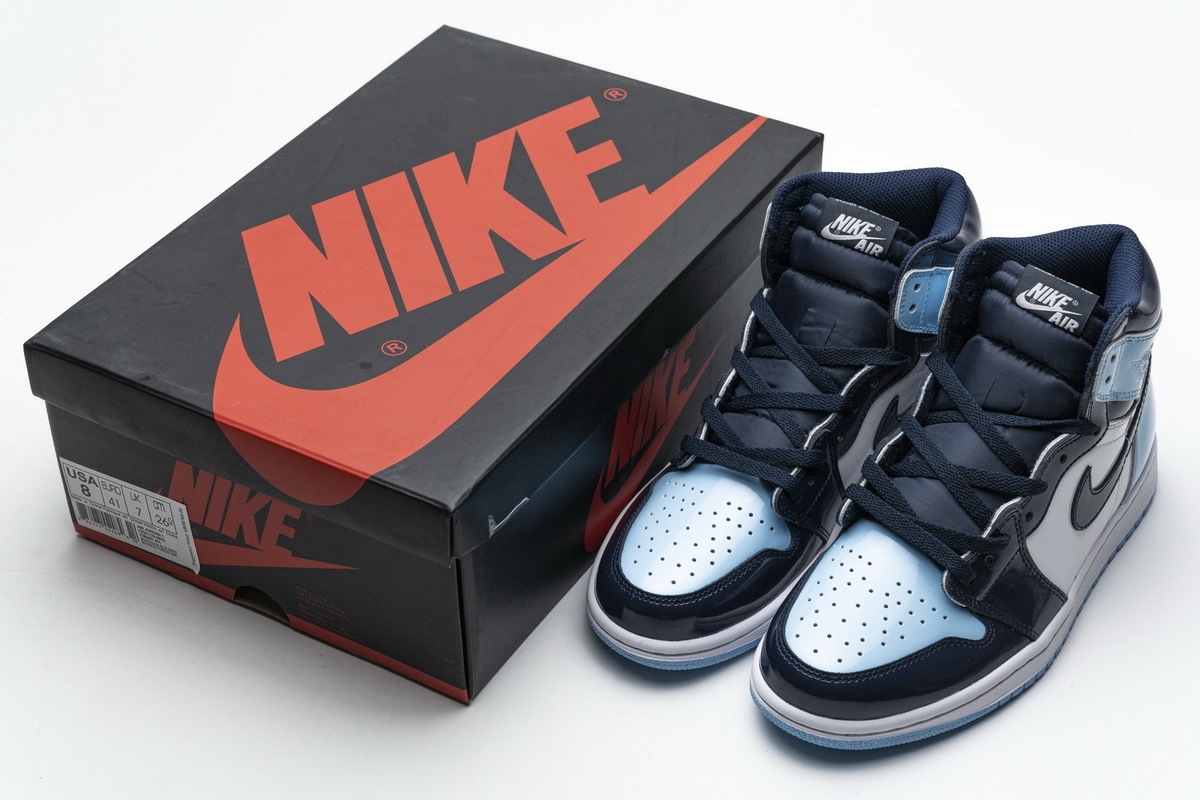 LJR Air Jordan 1 Retro High OG 'UNC Patent' CD0461-401