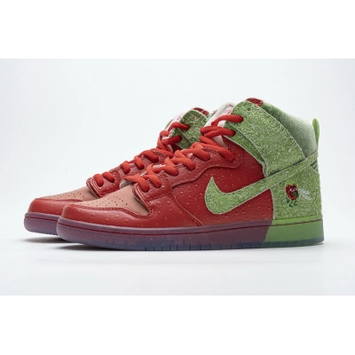 Get Nike SB Dunk High Strawberry Cough CW7093-600 01