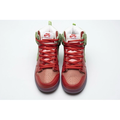 Get Nike SB Dunk High Strawberry Cough CW7093-600 02