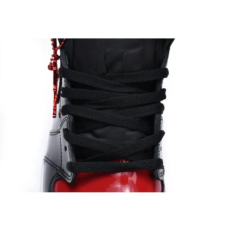 LJR Air Jordan 1 High OG Bred Patent 555088-063 