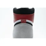 LJR Air Jordan 1 High Smoke Grey Red 555088-126