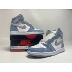 LJR Air Jordan 1 High OG GS Wash North Carolan 555088-402