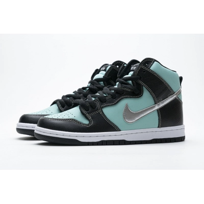 Get Nike Dunk SB High Diamond Supply Co.Tiffany 653599-400 01