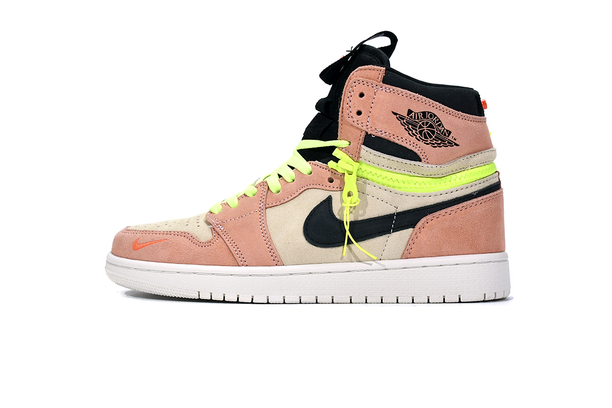 LJR Air Jordan 1 High Switch Apricot Powder CW6576-800
