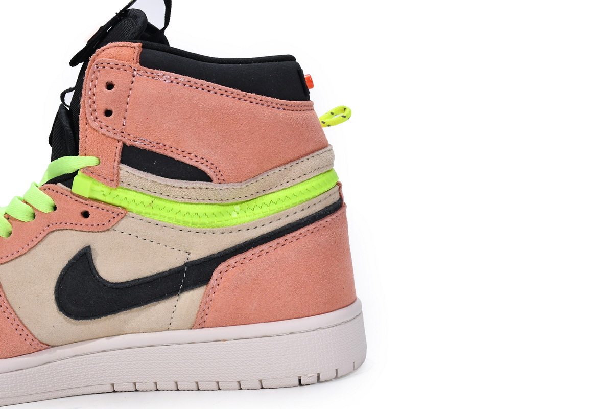 LJR Air Jordan 1 High Switch Apricot Powder CW6576-800