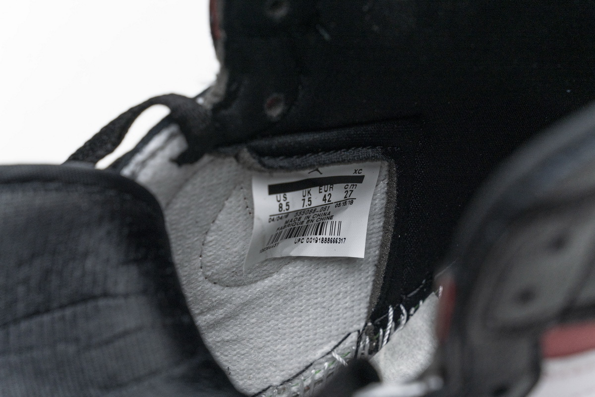 LJR Air Jordan 1 OG Hi Retro“Gym Red” 555088-061 