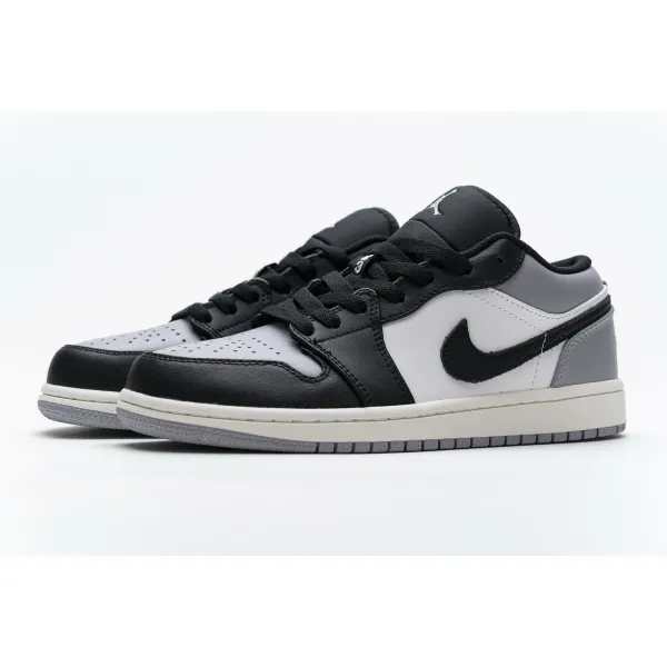 Get Air Jordan 1 Low Grey Toe 553558-110