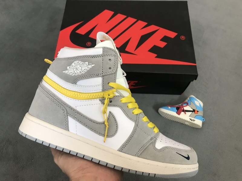  LJR Air Jordan 1 High Switch Light Smoke Grey CW6576-100