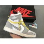  LJR Air Jordan 1 High Switch Light Smoke Grey CW6576-100