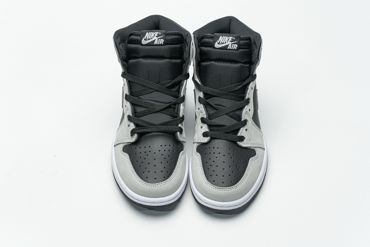  LJR Air Jordan 1 Shadow 2.0 Black Light Smoke Grey 555088-035