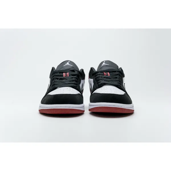 Get Air Jordan 1 Low Black Toe 553558-116