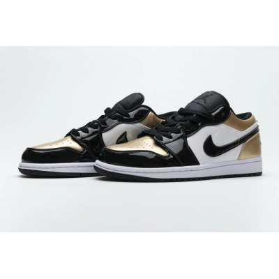 Get Air Jordan 1 Low Gold Toe CQ9447-700 01