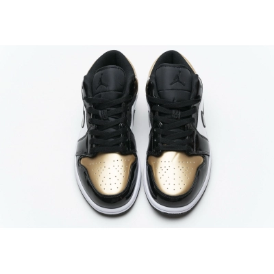 Get Air Jordan 1 Low Gold Toe CQ9447-700 02