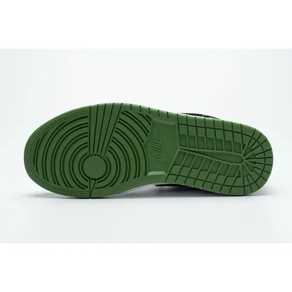 Get Air Jordan 1 Low White Black Mystic Green 553558-113