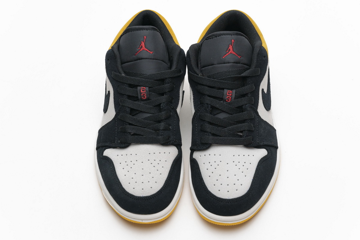 Get Air Jordan 1 Low Sail University Gold Black 553558-127