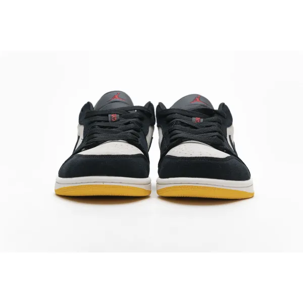 Get Air Jordan 1 Low Sail University Gold Black 553558-127