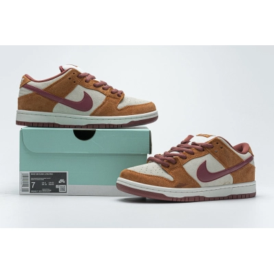 H12 Nike SB Dunk Low Pro Dark Russet Cedar BQ6817-202 02
