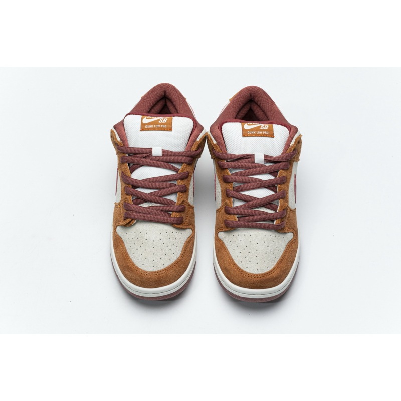 H12 Nike SB Dunk Low Pro Dark Russet Cedar BQ6817-202