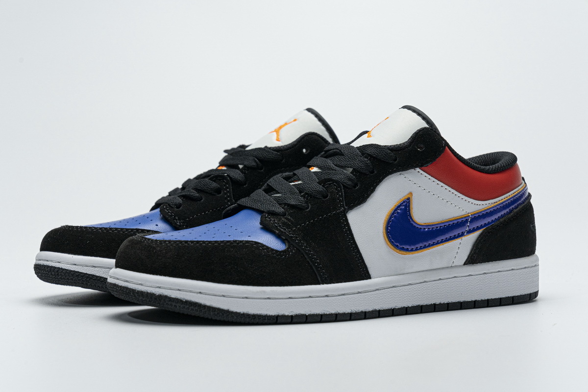 Get Air Jordan 1 Low Lakers Top 3 CJ9216-051