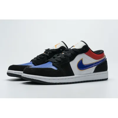 Get Air Jordan 1 Low Lakers Top 3 CJ9216-051 01