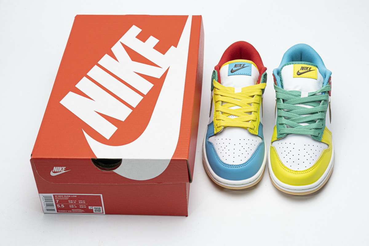 H12 Nike Dunk Low SE Free.99 White DH0952-100